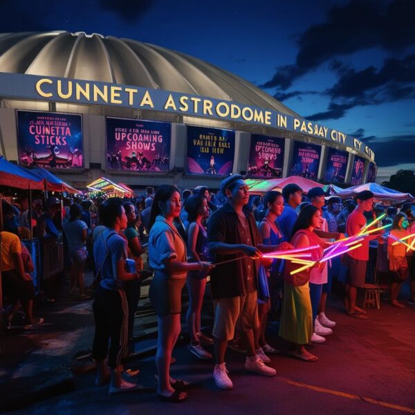 Concertgoers at Cuneta