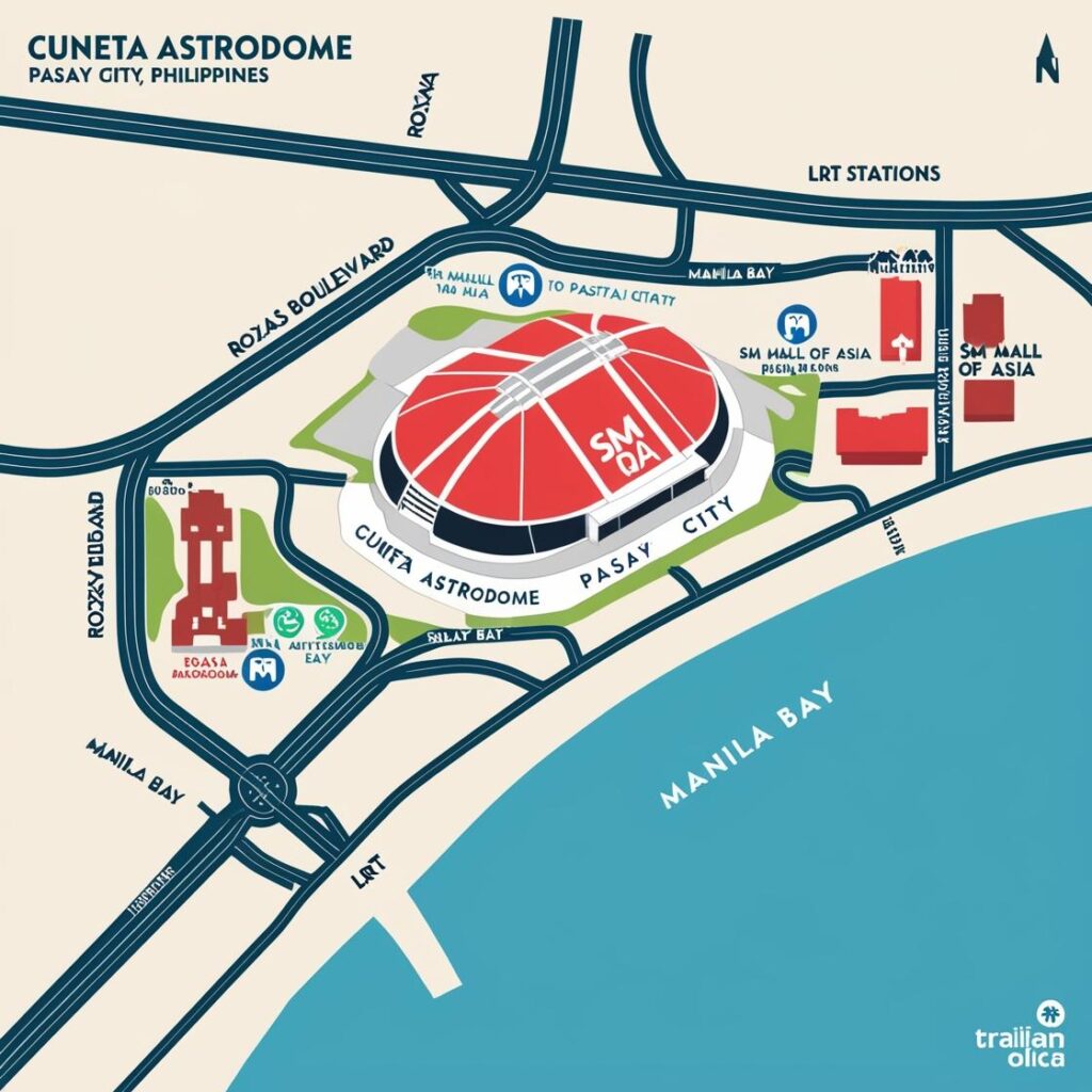 Astrodome map Pasay