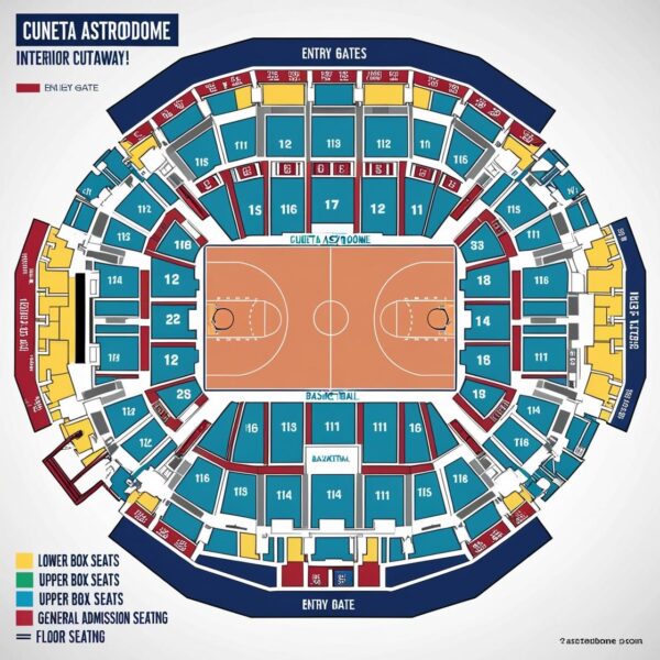 Astrodome seating layout