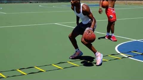 Footwork cone drill