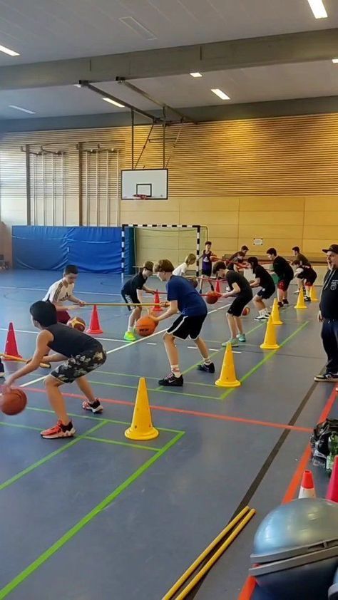 Youth drill session