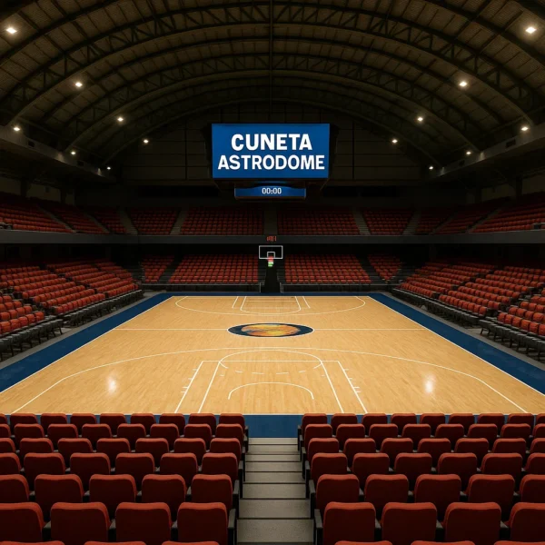 Balanced center seat view at Cuneta Astrodome showing clear perspective of the stage or court