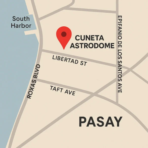 Astrodome location map