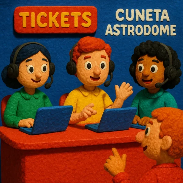 Customer support team assisting with event ticket booking inquiries at Cuneta Astrodome