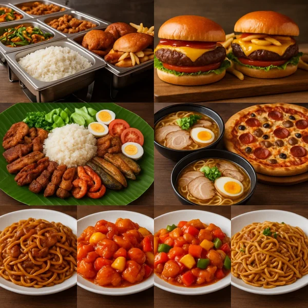 A variety of food options available near Cuneta Astrodome in Pasay